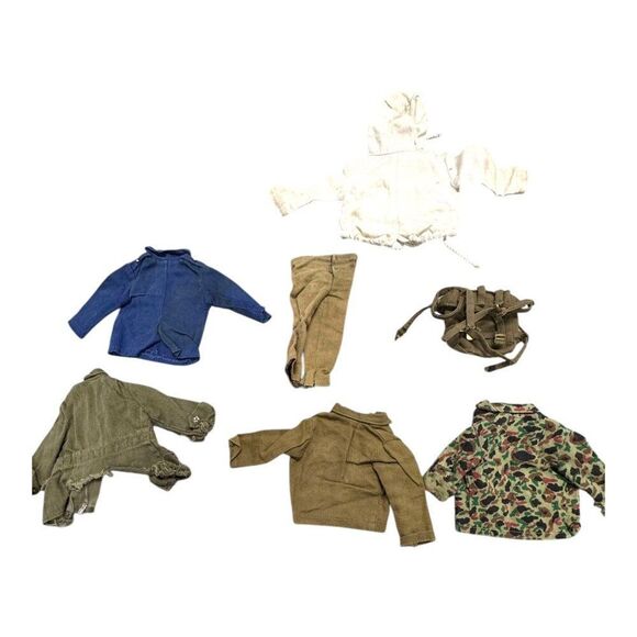 Vintage G.I. Joe Action Figure Clothing Set Pants Shirt Jacket Authentic LOT - Picture 2 of 4